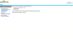 Desktop Screenshot of help.myeweb.net