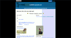 Desktop Screenshot of math05.myeweb.net