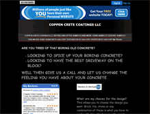 Tablet Screenshot of coppencretecoatings.myeweb.net