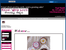 Tablet Screenshot of greetingcakes.myeweb.net