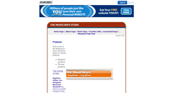 Desktop Screenshot of musiciansstore.myeweb.net