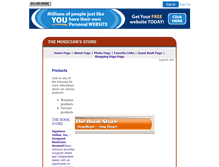 Tablet Screenshot of musiciansstore.myeweb.net