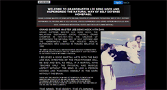 Desktop Screenshot of hupkwondo.myeweb.net