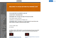 Desktop Screenshot of cocoamotorcycleriders.myeweb.net