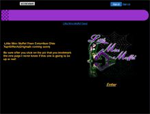 Tablet Screenshot of littlemissmuffet.myeweb.net